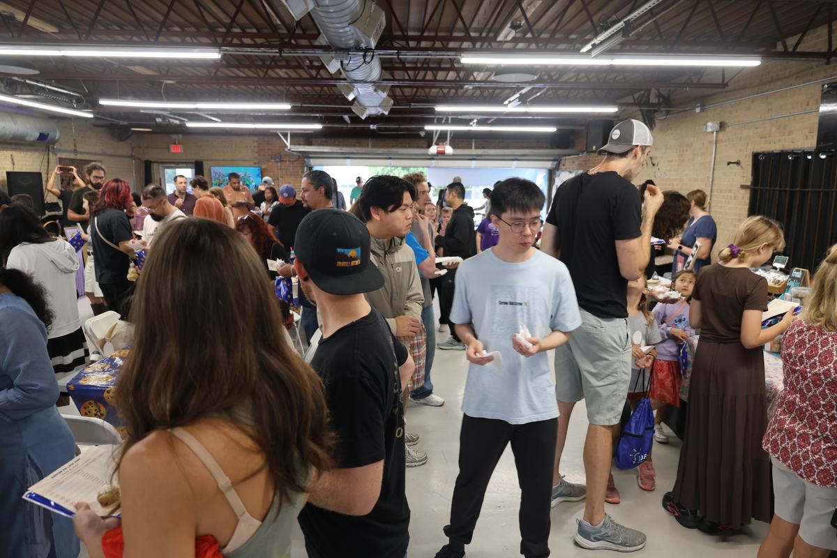 A packed room at Austin Cookie Fest